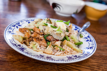 Thai food on an plate
