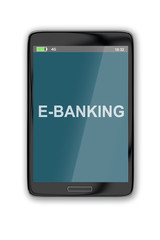E-Banking concept