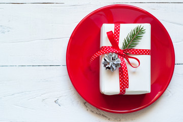 Christmas table setting