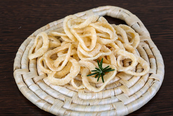 Fried onion rings