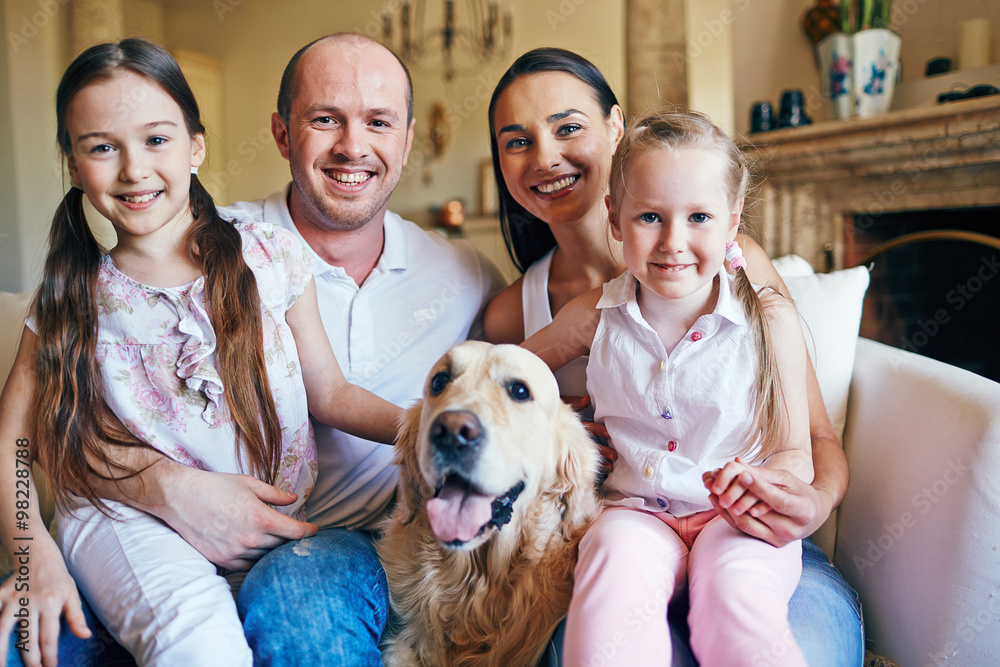 Poster family portrait