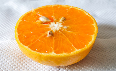 Slice of fresh orange