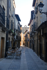 Calles típicas en Laguardia, España