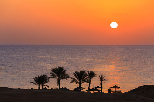 Sunrise at the Red Sea 