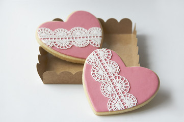 Galletas en forma de corazón