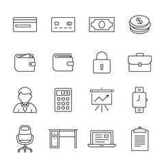 Money icon set