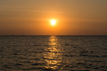 Obraz premium sunset sea