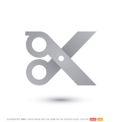 Scissors Icon Logo