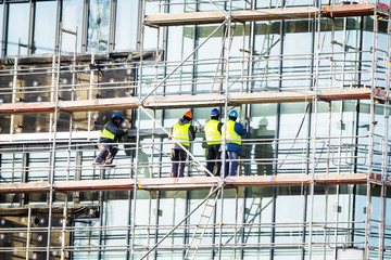 Facade thermal insulation works