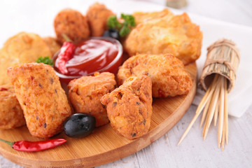 assorted tapas
