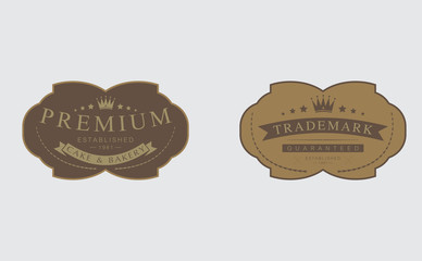 vintage labels and logos