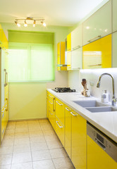 New kitchen in a modern home