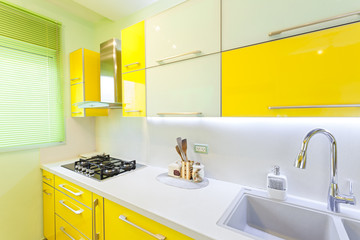 New kitchen in a modern home