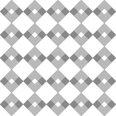 Seamless black and white background with abstract geometric shapes