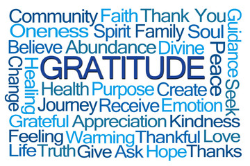 Gratitude Word Cloud