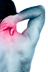 Fototapeta premium Pain in the neck