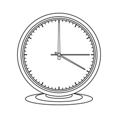 icon clock lines
