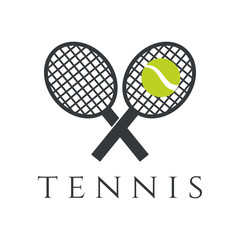 tennis club vector illustration