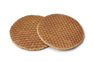 Fresh baked syrup waffles