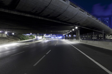 Fototapeta na wymiar Highway at Night