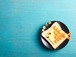 Toastfisch mit Käse