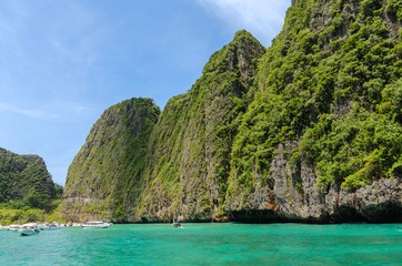 Maya Bay in Phi-Phi island, Krabi Province, Thailand