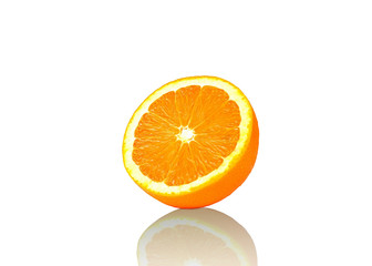 orange isolated on white background