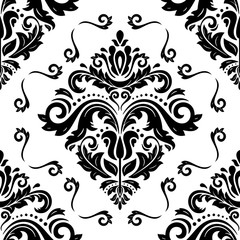 Damask Seamless Vector Pattern