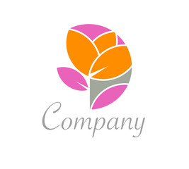 Obraz premium Beauty flower logo business