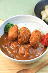 カキフライカレー