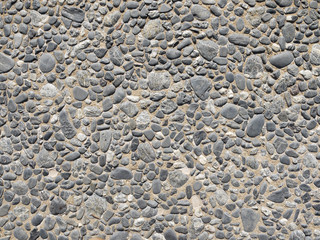 old path paved with cobblestones background