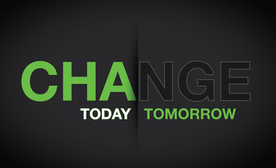 Fototapeta premium green change abstract background