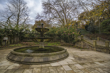 Fuente del parque de la alameda de Santiago de Compostela