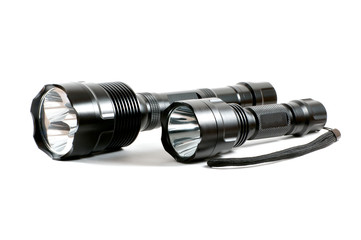 Two black flaslights