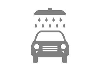 Car wash icon on white background