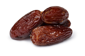 Dried dates isolated