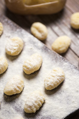 Fototapeta na wymiar italian potato dumplings