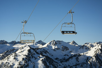 Pyrenees. Baqueira Ski Resort. Catalonia, Aran, Spain.