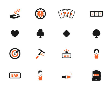 Casino simply icons