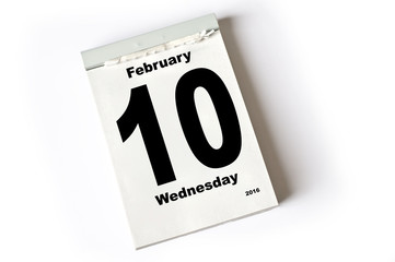 10. February 2016