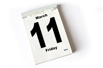 11. March 2016