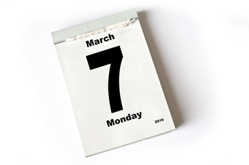 7. March 2016