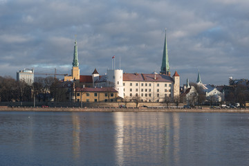 Fototapeta na wymiar Riga castle, Riga , Latvia.