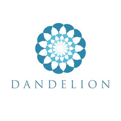 Illustration of concept dandelion. Vector