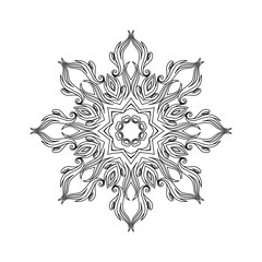 Mandala. Floral decorative element