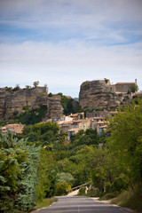 Fototapeta na wymiar Saignon village view in Provence, France.