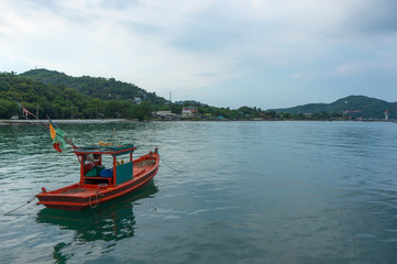 Plakat Fisherman boat
