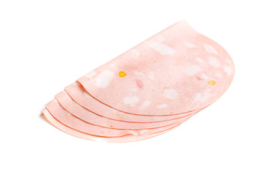 Slices of Sausage Mortadella