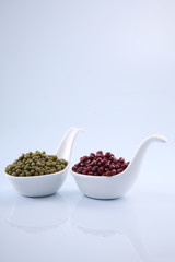 green and red beans