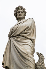 Statua di Dante Alighieri, Piazza Santa Croce, Firenze